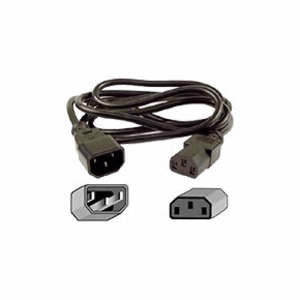 Jumper Power Cord Stromkabel IEC320 C14/IEC320 C15 Stecker/Buchse 250 VAC