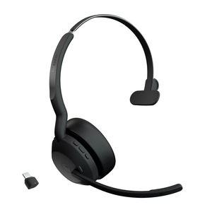 Evolve2 55 MS Mono Headset On-Ear Bluetooth USB-C Schwarz
